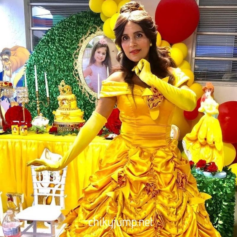Belle Princess Party Character